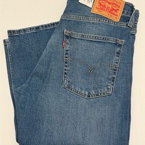 Levi's Classic Blue Slim Straight Jeans